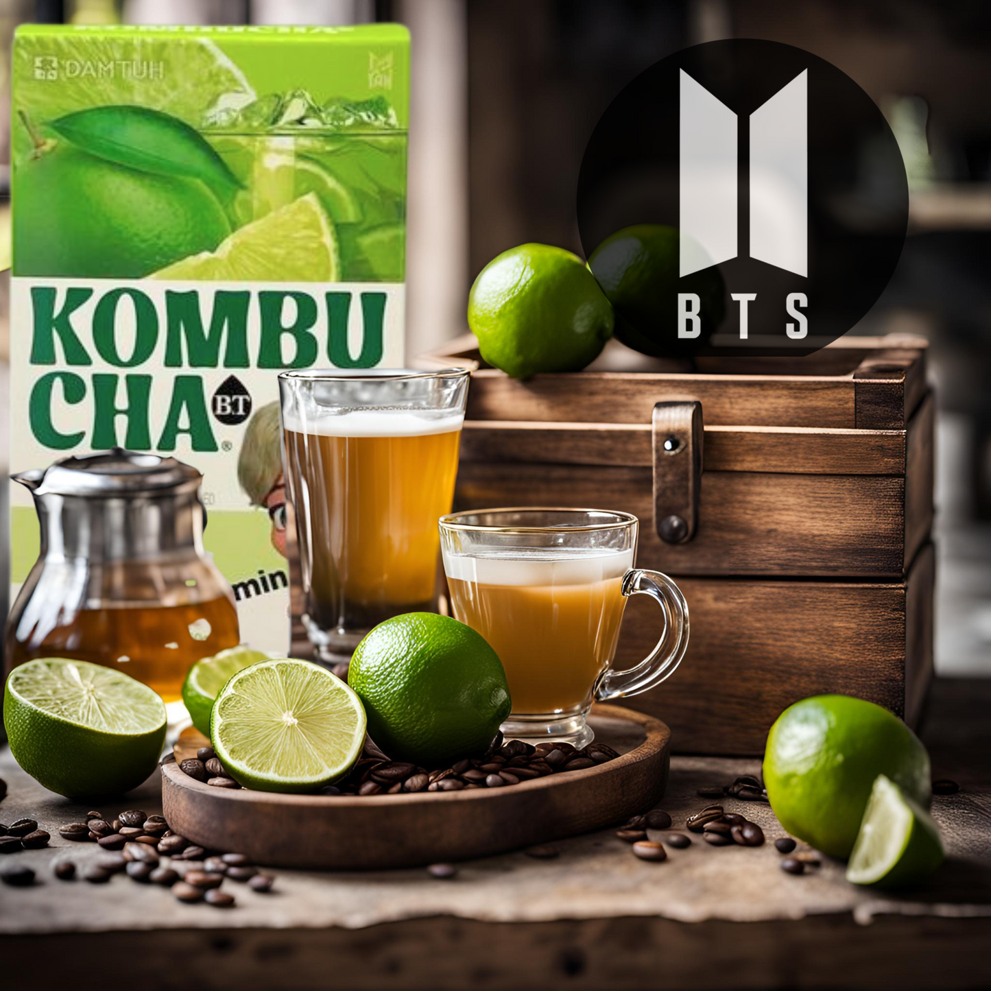 BTS Kombucha Lima (50g) 10 Sobres