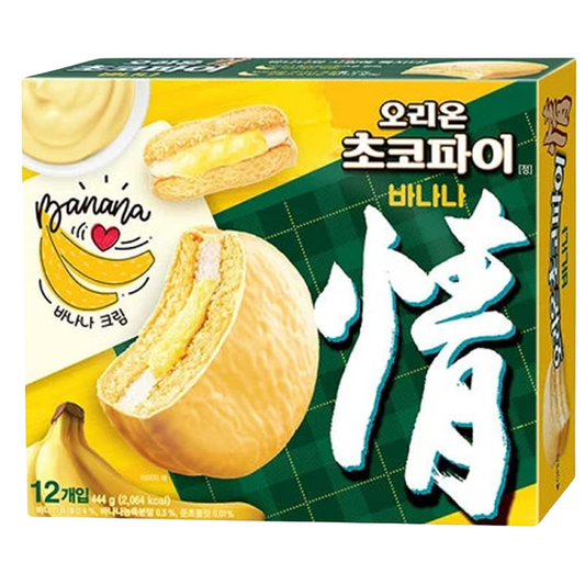 Orion Choco Pie Banana (444 g)ㆍ12 piezas