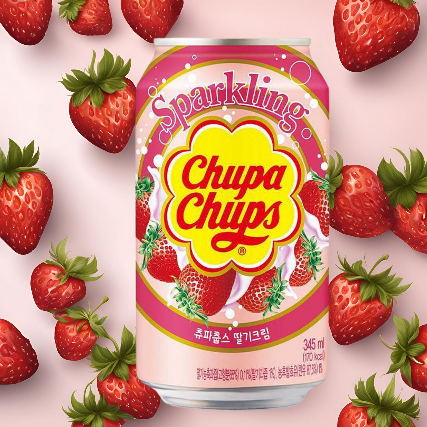 Chupa Chups Fresa Cream (345ml)